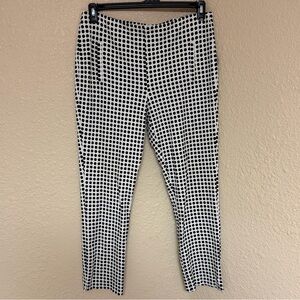 4/$15 Chico's Black and White Polka Dot Pants